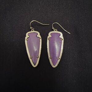 Kendra Scott Purple Skylar Earrings